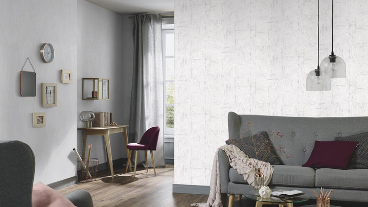 Tapetes ar abstrakta rakstu gaiši pelēkā krāsā - 3737512 Erismann