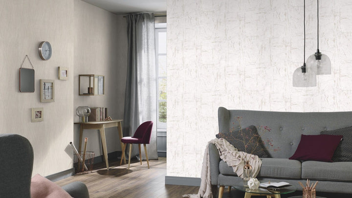 Tapetes ar abstrakta rakstu krēmkrāsā - ERISMANN 3737502 Erismann