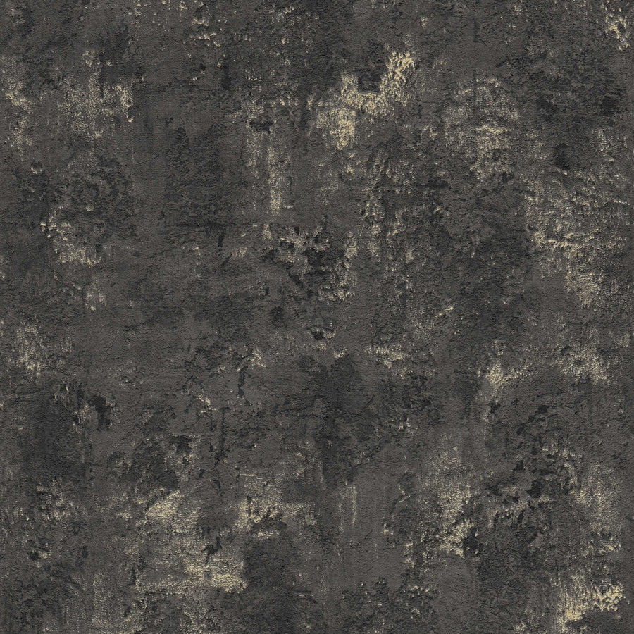 Vienkrāsainas tapetes AS Creation melnā krāsā AS 388234 AS Creation