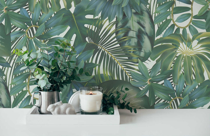 Ar ziedu rakstu tapetes AS Creation zilā krāsā AS 387201 AS Creation