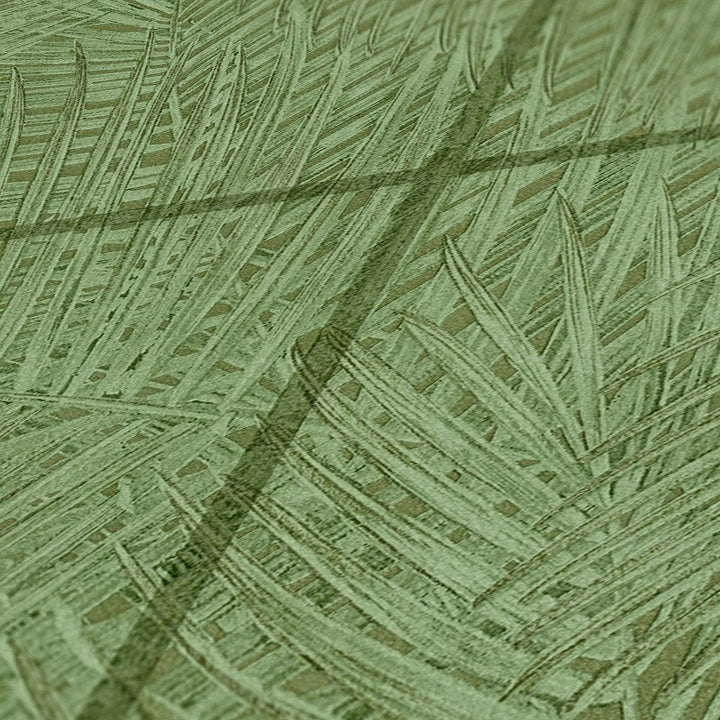 Tapetes ar flīžu dizainu un lapu motīvu - zaļā krasā AS 373721 AS Creation