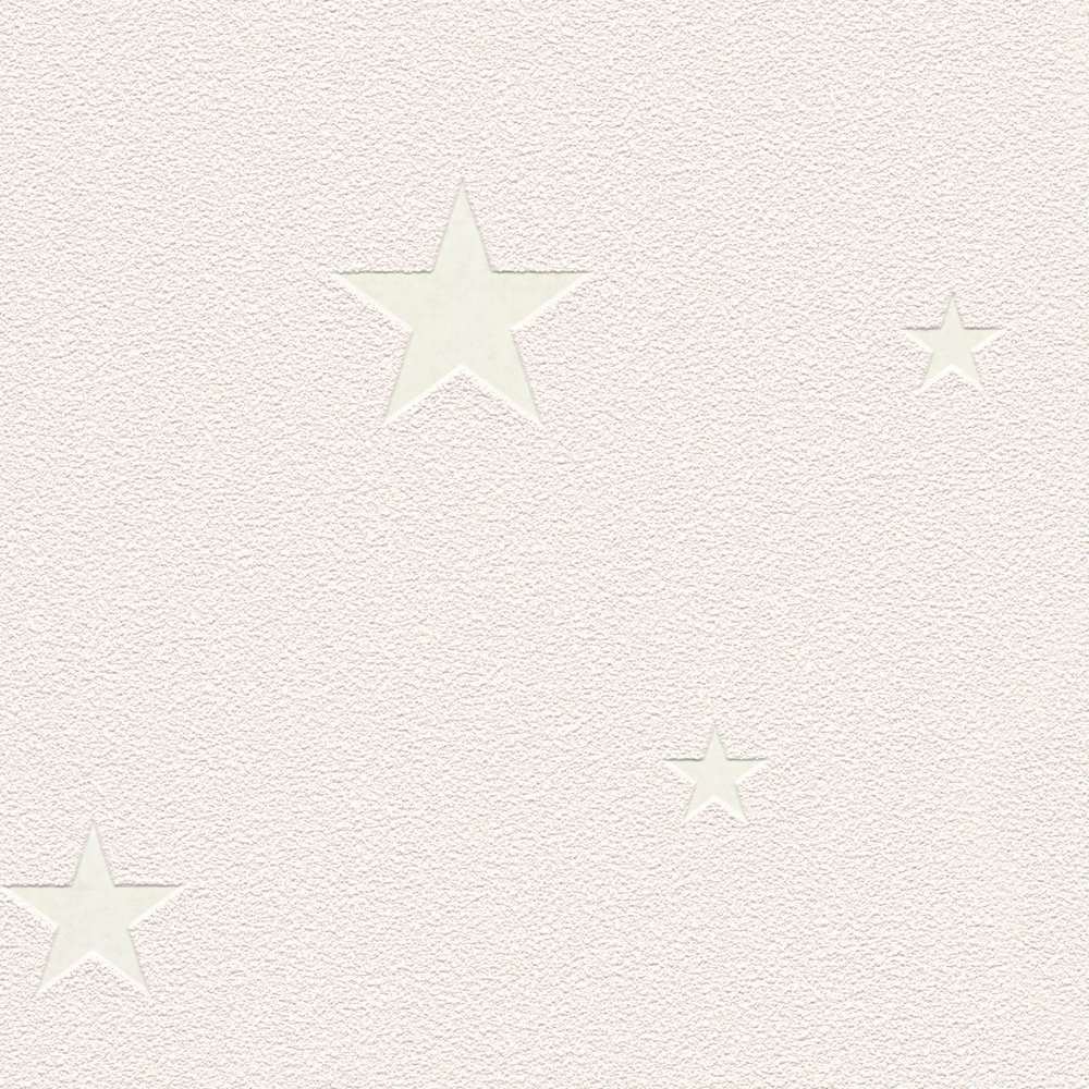 Tapetes ar tumsā spīdošam zvaigznem bēšā krāsā AS Creation 32440-4 AS Creation