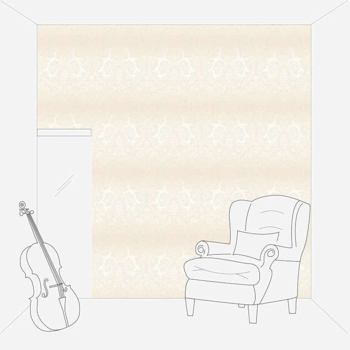 Tapetes ar ornamentu boho stilā krēmkrāsā - 1364012 AS Creation