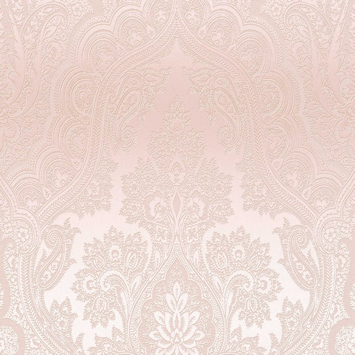 Tapetes ar ornamentu boho stilā rozā krāsā -1364013 AS Creation