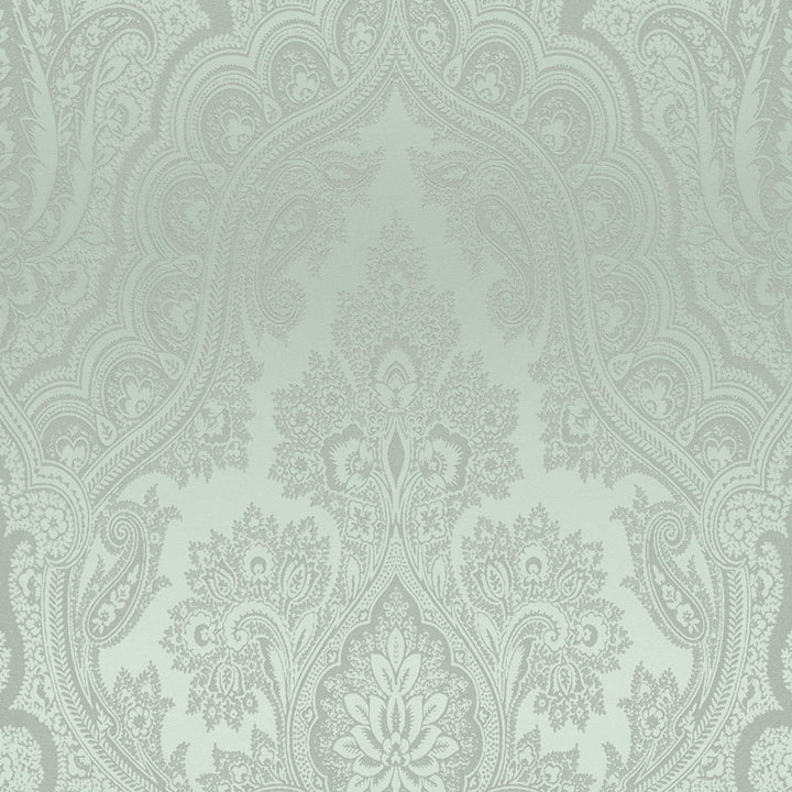 Tapetes ar ornamentu boho stilā zaļā krāsā -1364011 AS Creation