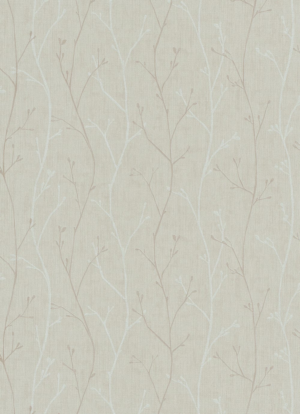 Lētas tapetes ar smalkiem zariem bēsos toņos 2331217 Erismann