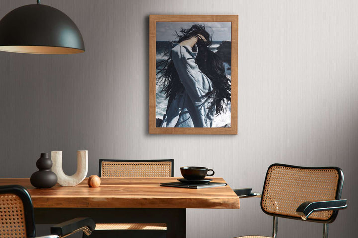 Tapetes ar tekstildizainu un līnijveida pelēkos toņos, 388195 AS Creation