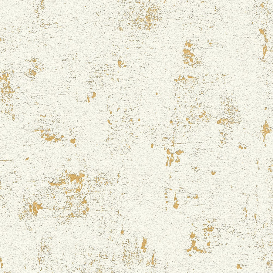 Tapetes ar used look efektu krēmā un zelta krāsā AS 230775 AS Creation