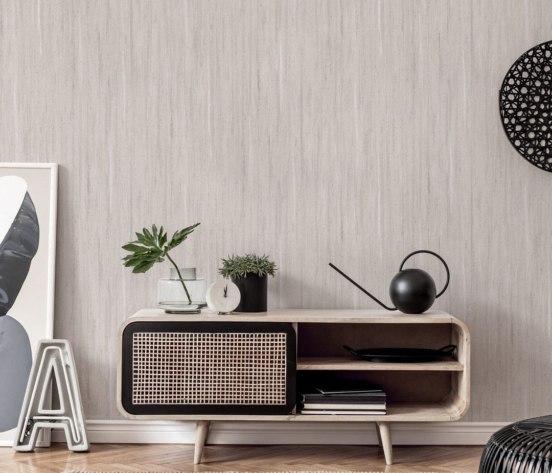 Tapetes ar viegli strukturētu un matētu virsmu taupe krāsā - 3740056 Erismann