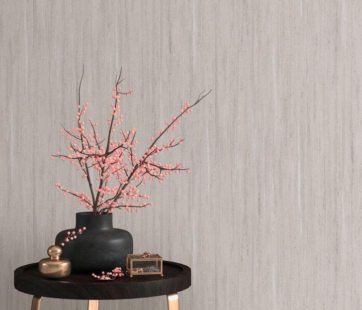 Tapetes ar viegli strukturētu un matētu virsmu taupe krāsā - 3740056 Erismann