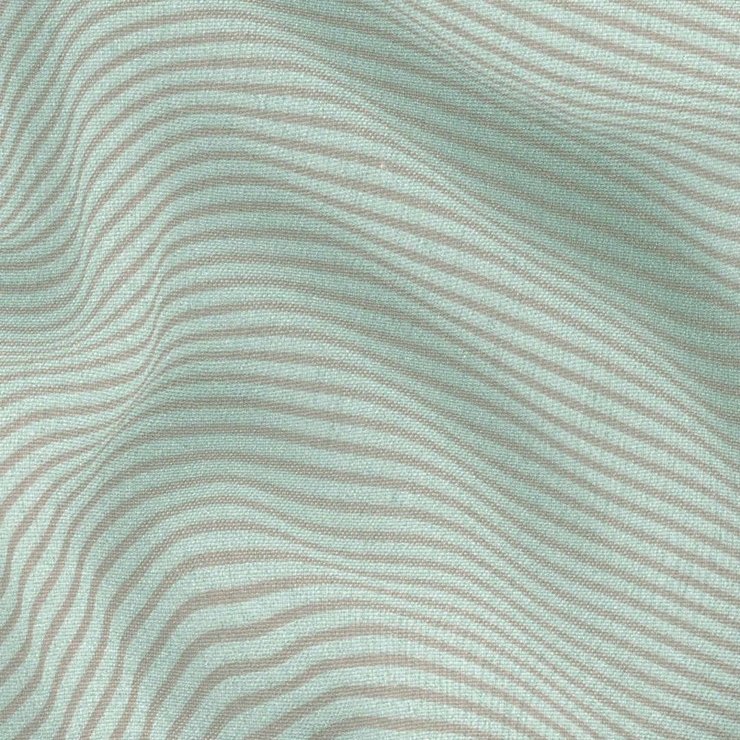 Tapetes ar viļņiem tirkīzā krāsā, 3D efekts, spīdīga virsma - 1019518 Erismann
