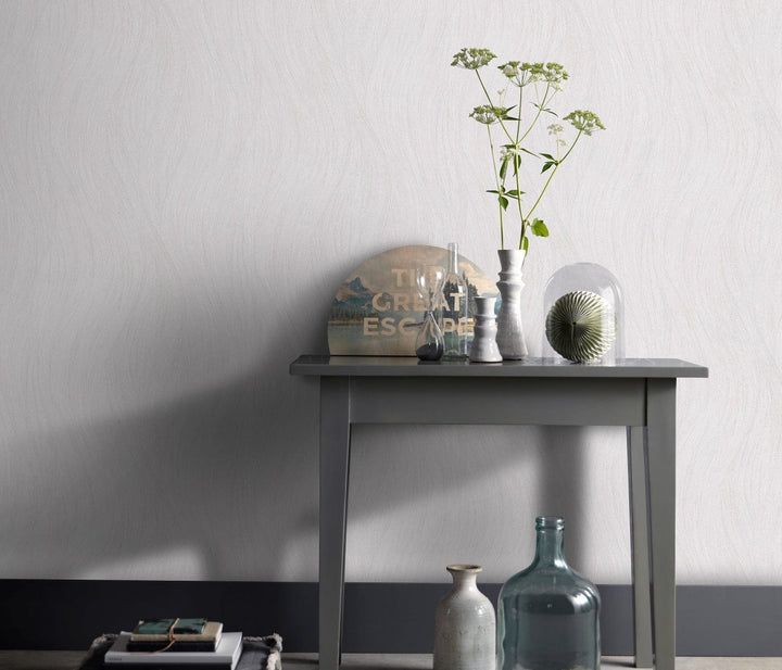 Tapetes ar viļņveida dizainu, gaiši pelēkas - ERISMANN 3737025 Erismann