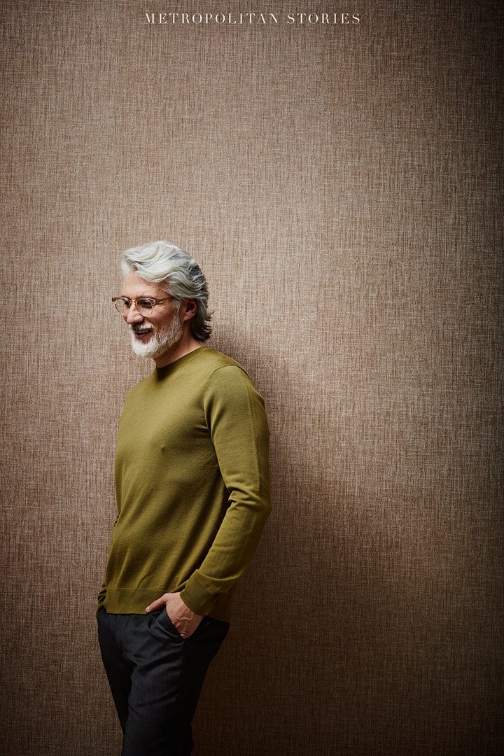 Brūnas tapetes ar tekstila izskatu un teksturētu rakstu AS 369251 AS Creation