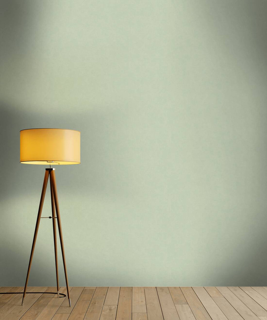 Vienkrāsainas tapetes zaļā krāsā, 375094 AS Creation