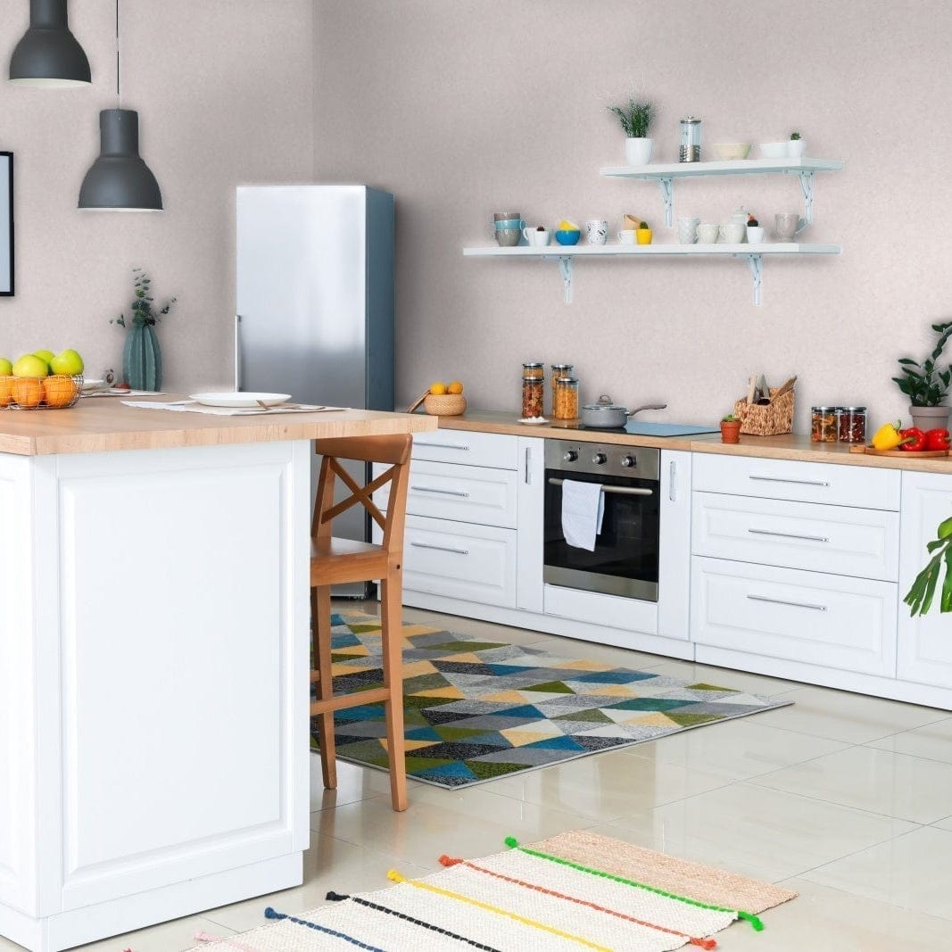 Tapetes ar betona imitāciju maigi rozā toņos AS Creation 378655 AS Creation