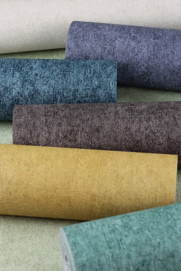 Tapetes RASCH ar dekoratīvu apmetumu tirkīzā krāsā, 617153 RASCH