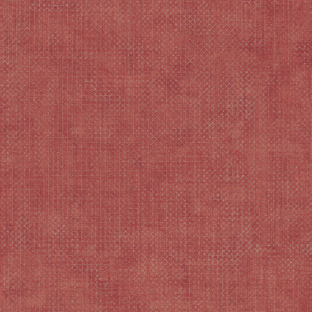 Tapetes sarkanā krāsā ar sudraba līnijas rakstu, 388268 AS Creation