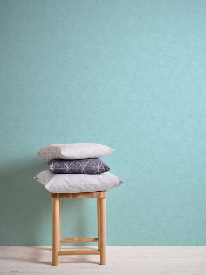 Ar auduma faktūru tapetes AS Creation zilā krāsā AS 367209 AS Creation