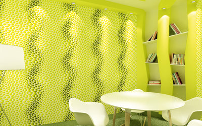 Harmony in Motion by Mac Stopa – 3D "scaly" walls