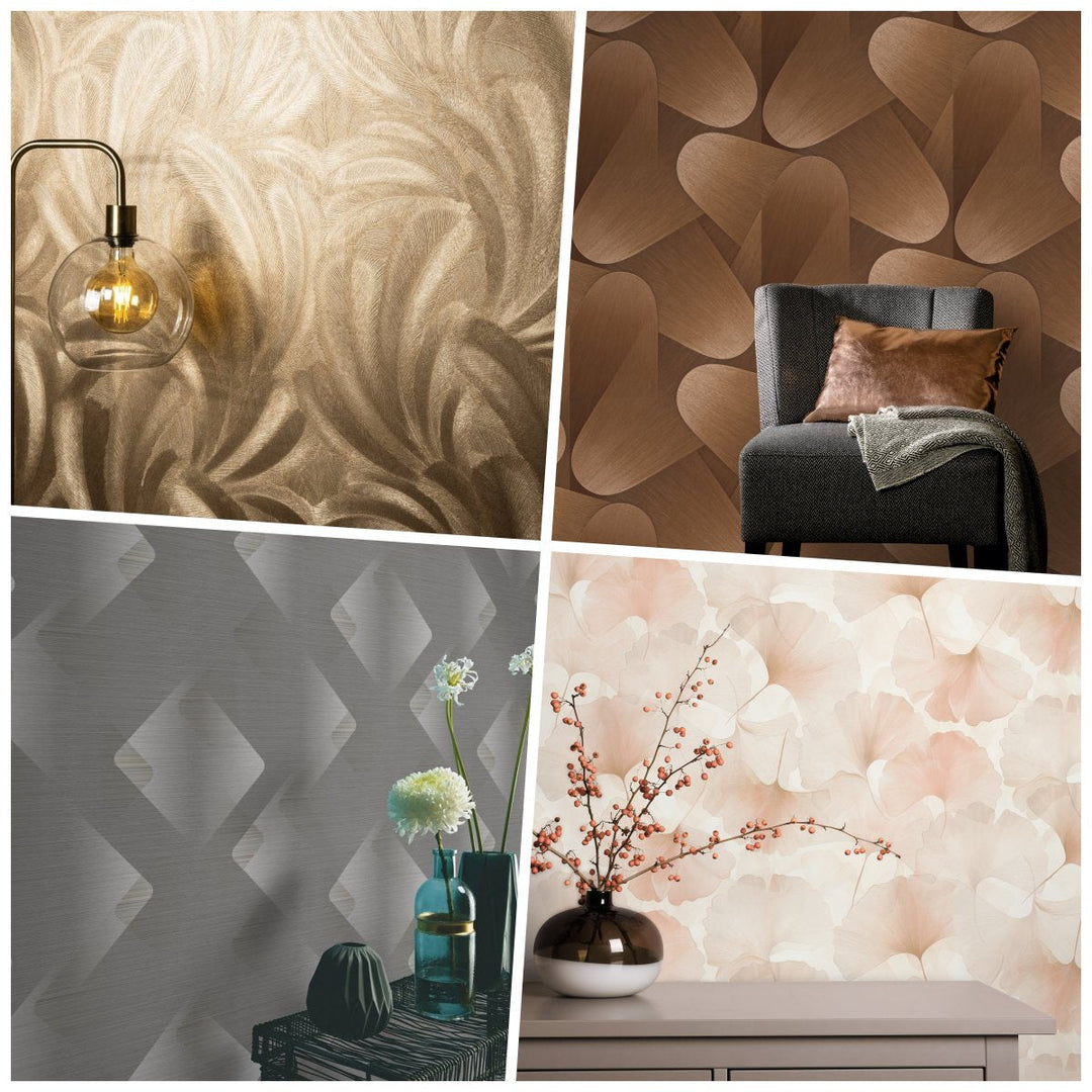 Premium Erismann tapetes ar mūsdienīgu dizainu - piemēri interjerā
