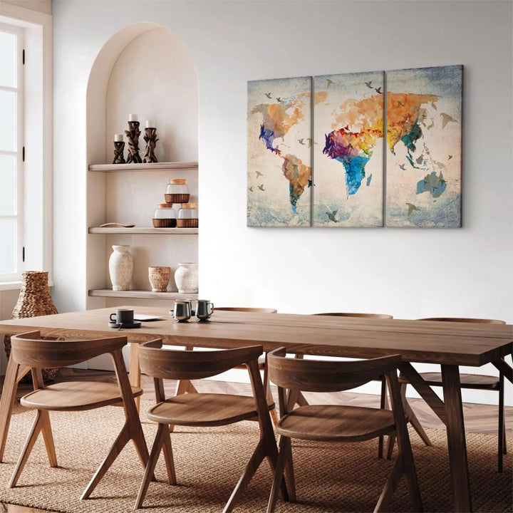 Paveikslai ant drobės Laisvas kaip paukštis - triptikas