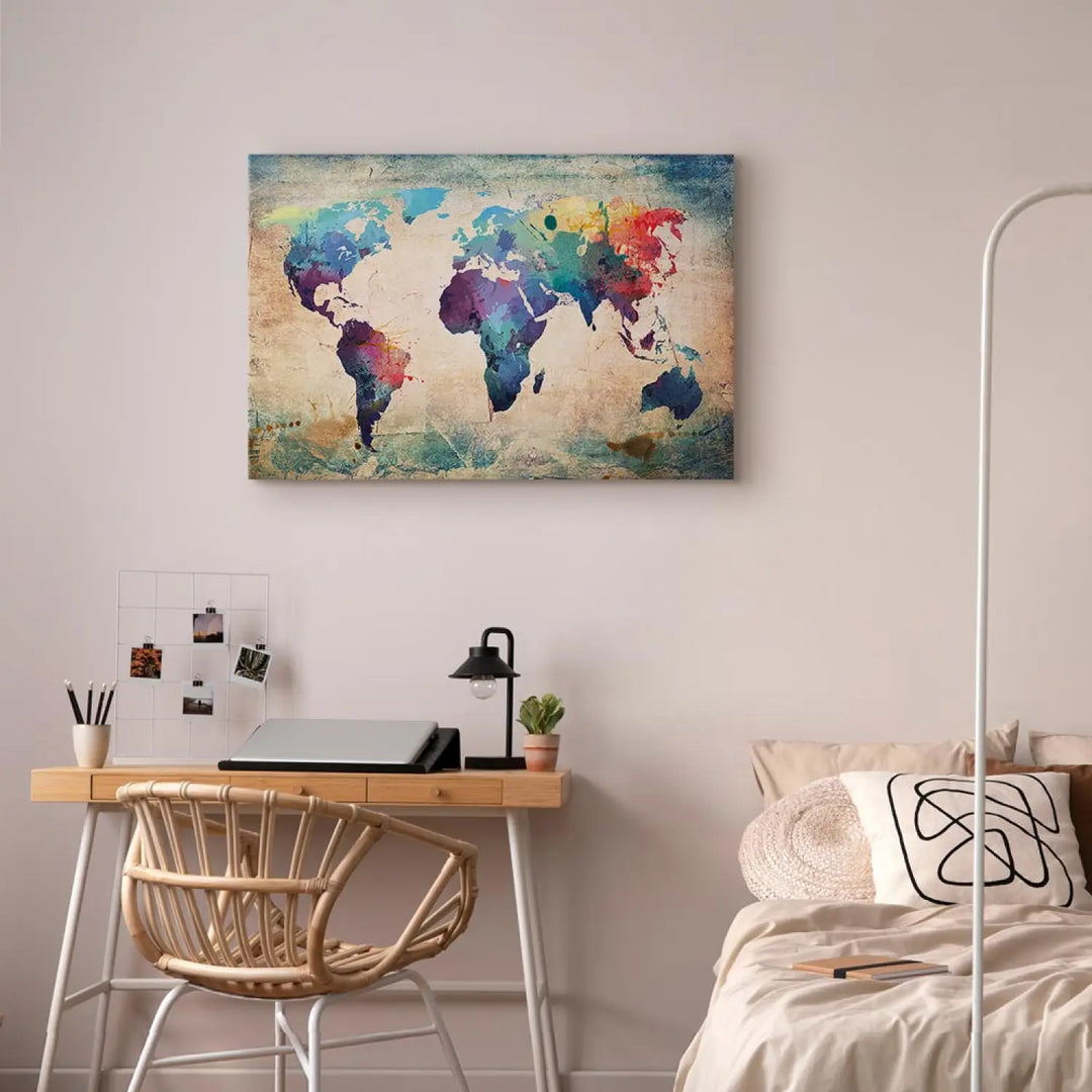 Seinapildid Vikerkaarevärviline kaart