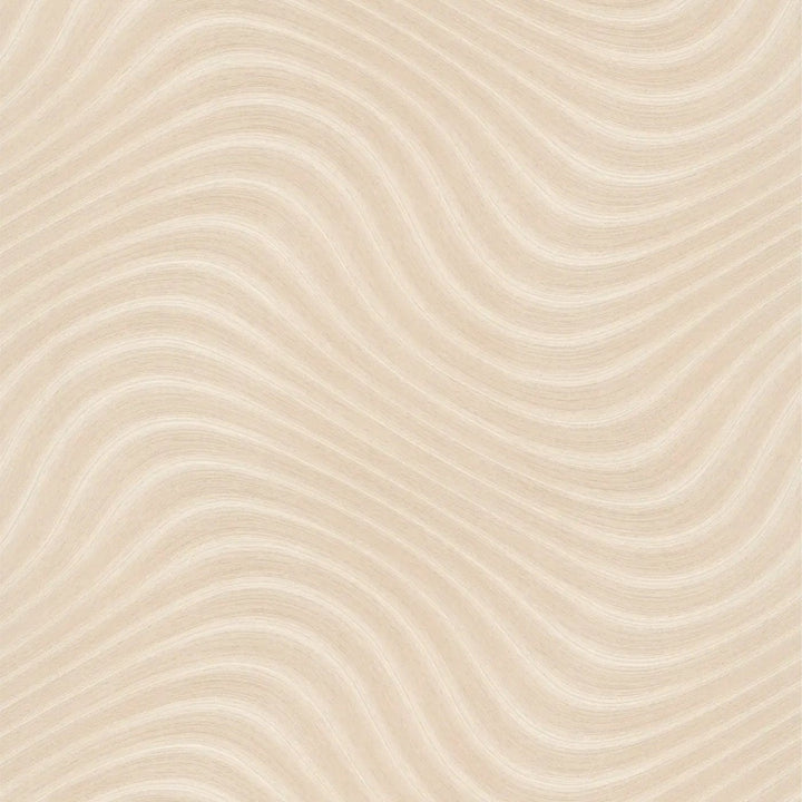 1,06x10m, Tapetes ar lielo viļņotu rakstu bēšā krāsā - 399953 AS Creation