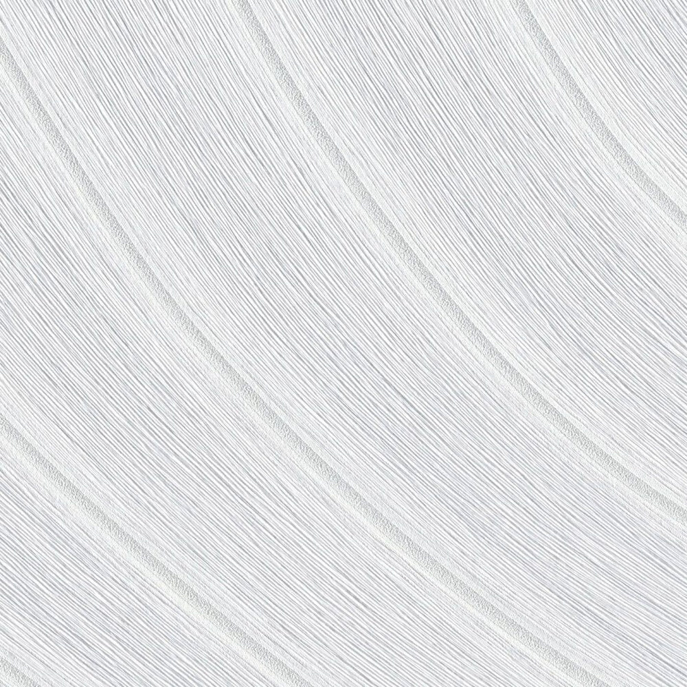 1,06x10m, Tapetes ar lielo viļņotu rakstu pelēkā krāsā - 399955 AS Creation