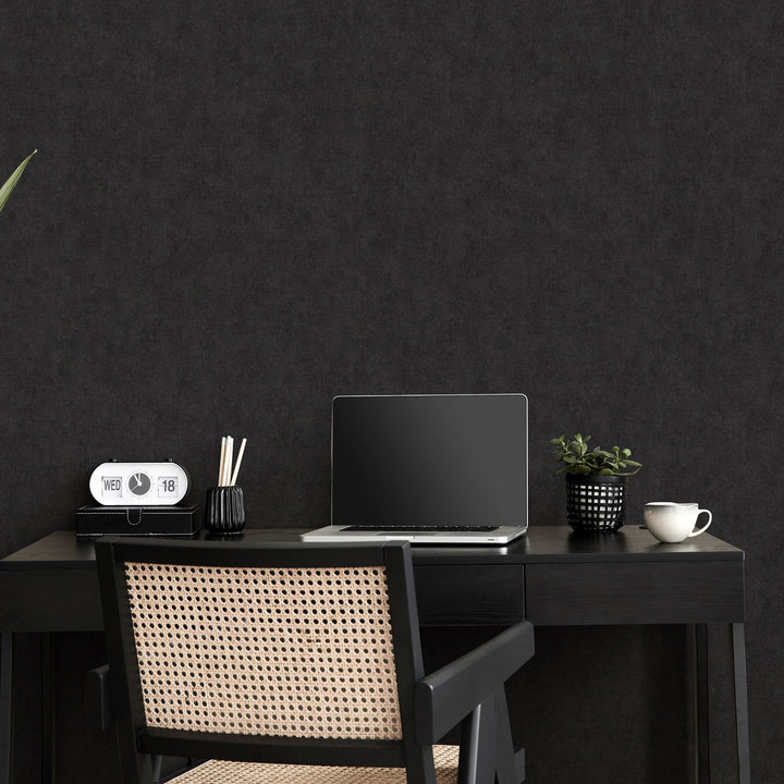 Plain wallpapers ERISMANN with elegant gloss, dark - 3775463