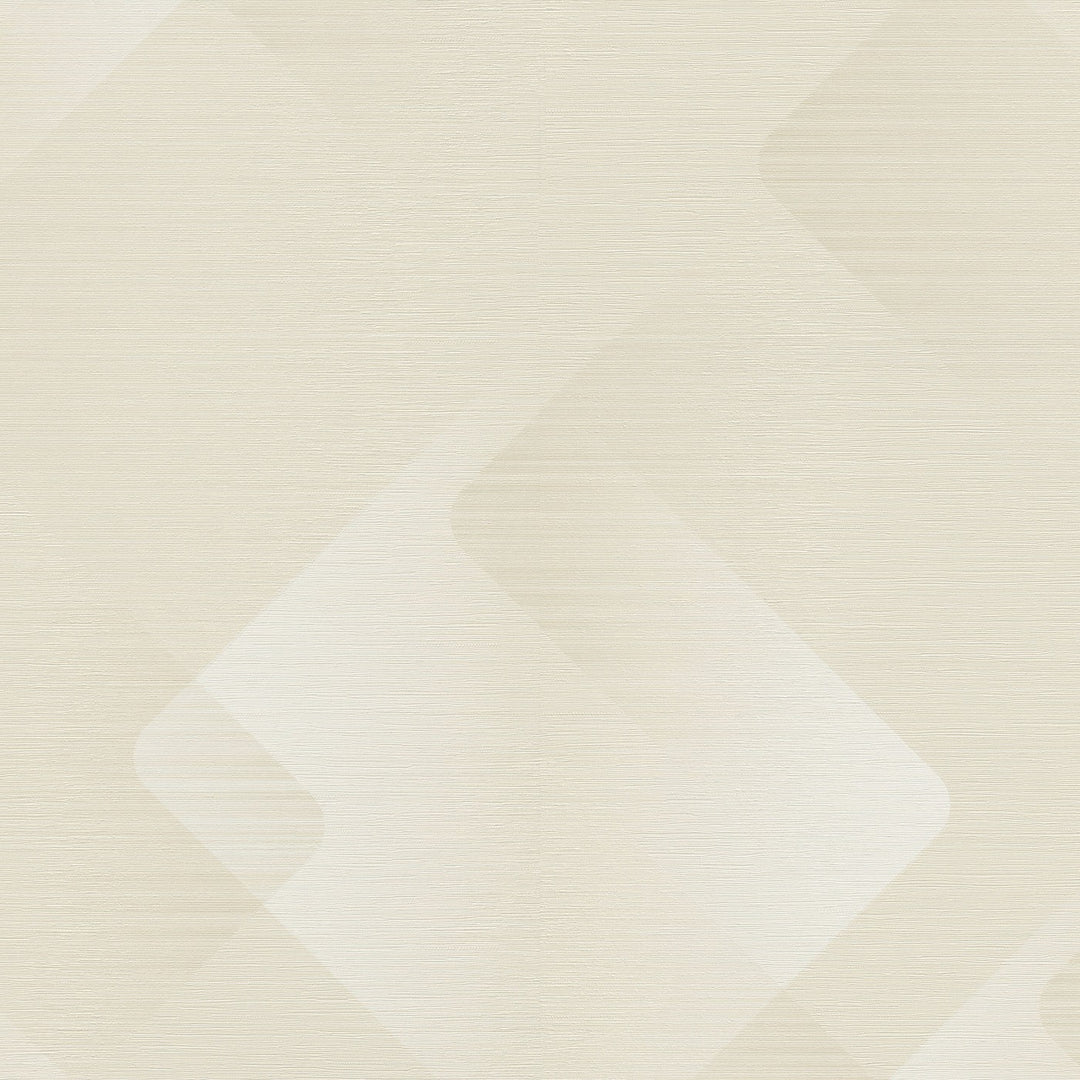 Wallpaper with shimmering effects and fine lines, cream - 3776536