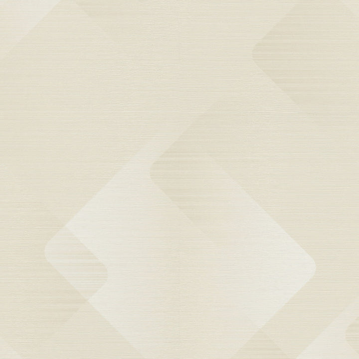 Wallpaper with shimmering effects and fine lines, cream - 3776536
