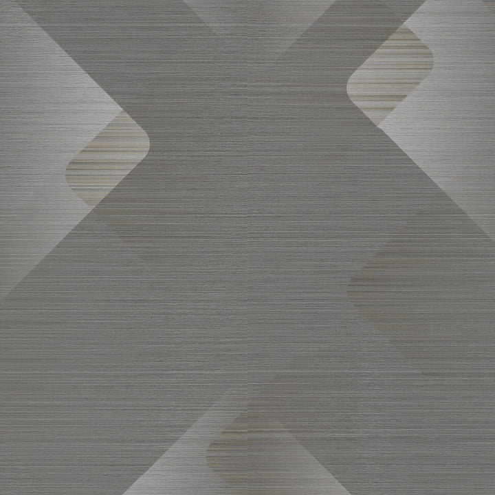 Helkiva efektiga ja peente joontega tapeet, tumehall - 3776613