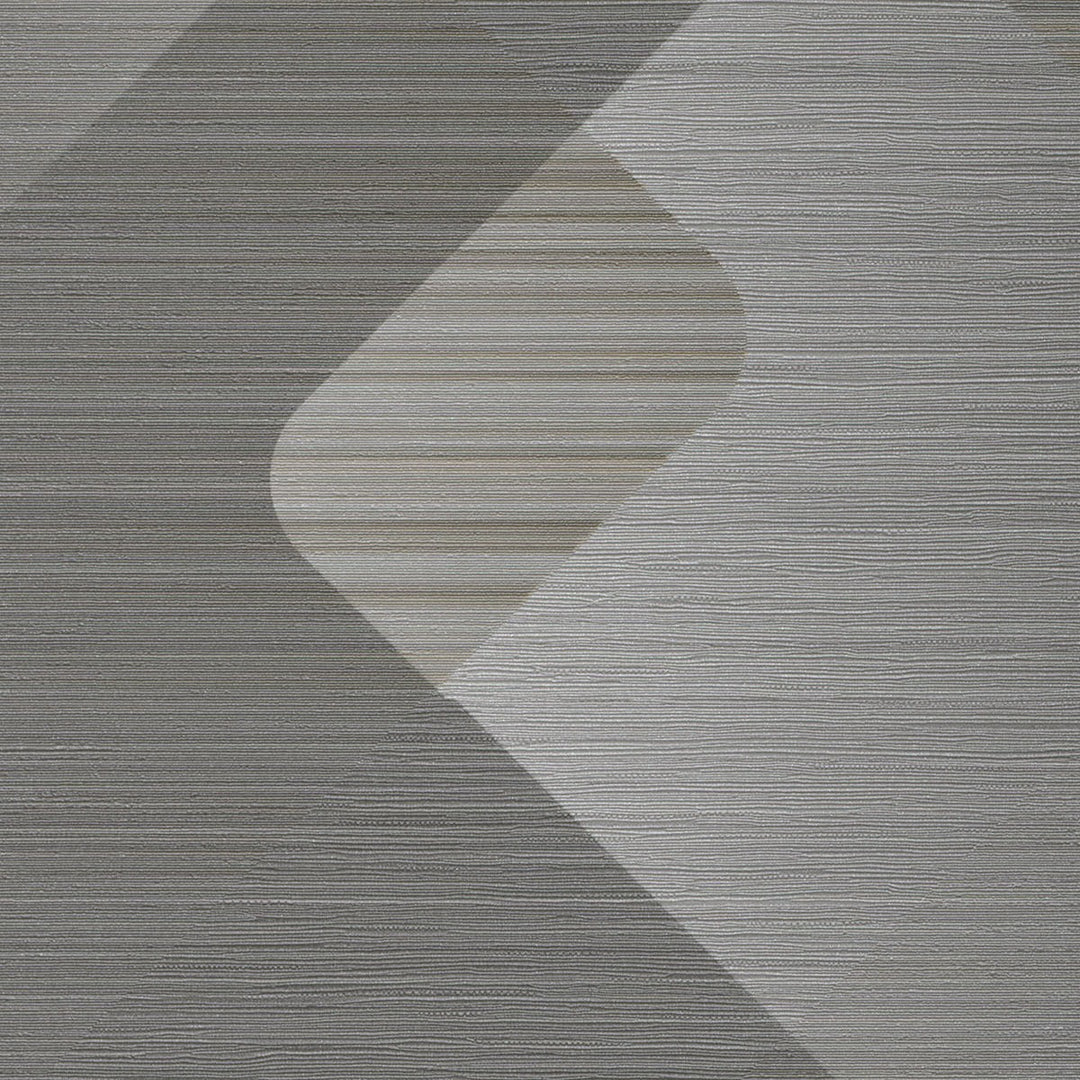 Helkiva efektiga ja peente joontega tapeet, tumehall - 3776613