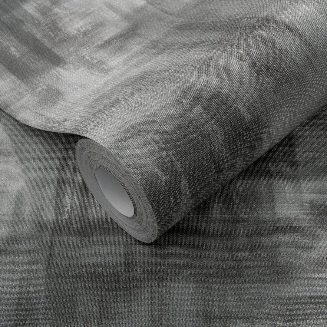 Minimalistiniai tapetai su subtiliu blizgesio efektu, sidabro spalvos - 3776735