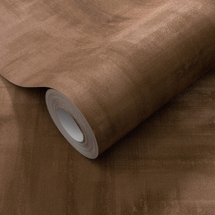 Minimalistiniai tapetai su subtiliu blizgesio efektu, vario spalvos - 3776760