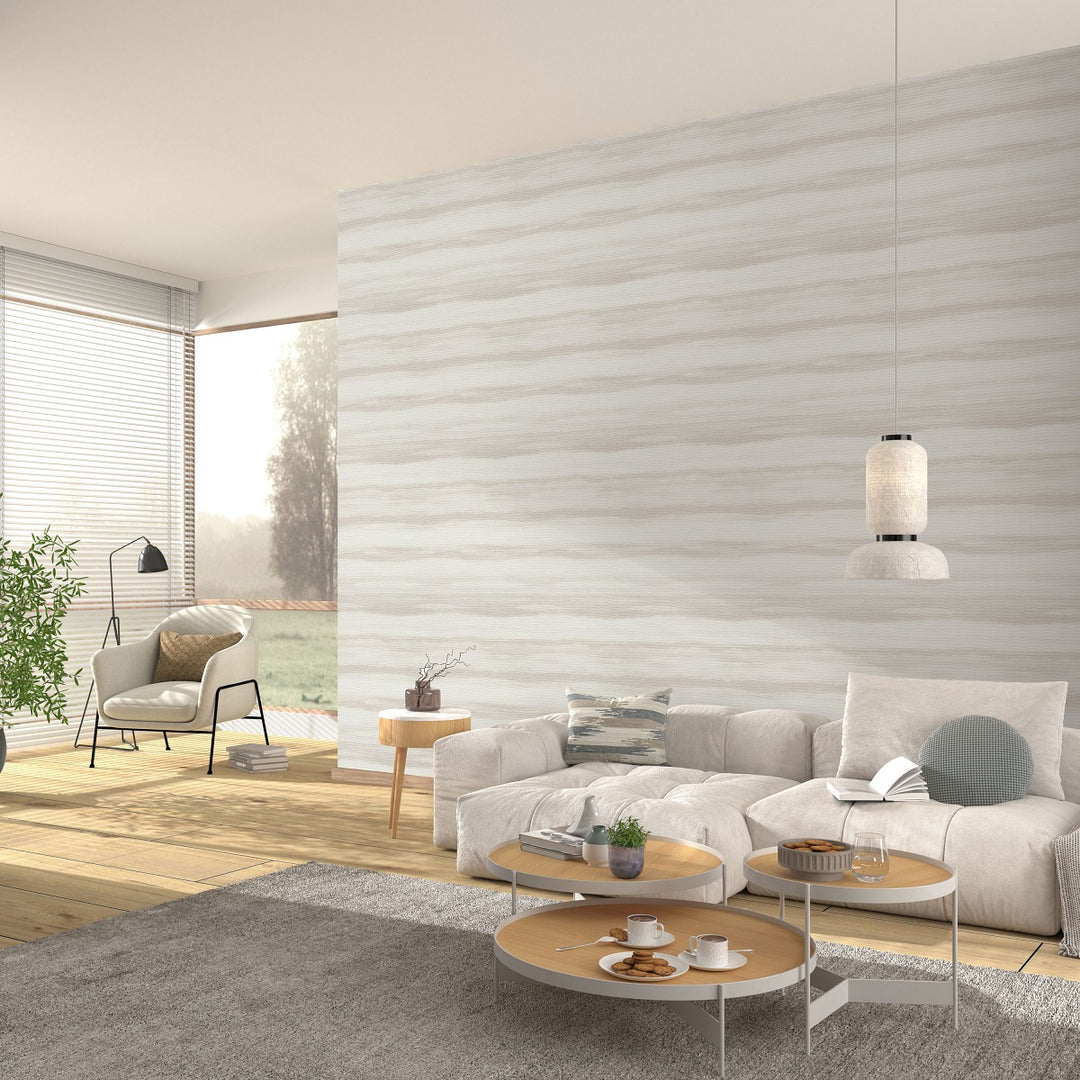 Обои с тонкой волнистой текстурой в оттенках розового - 4005561