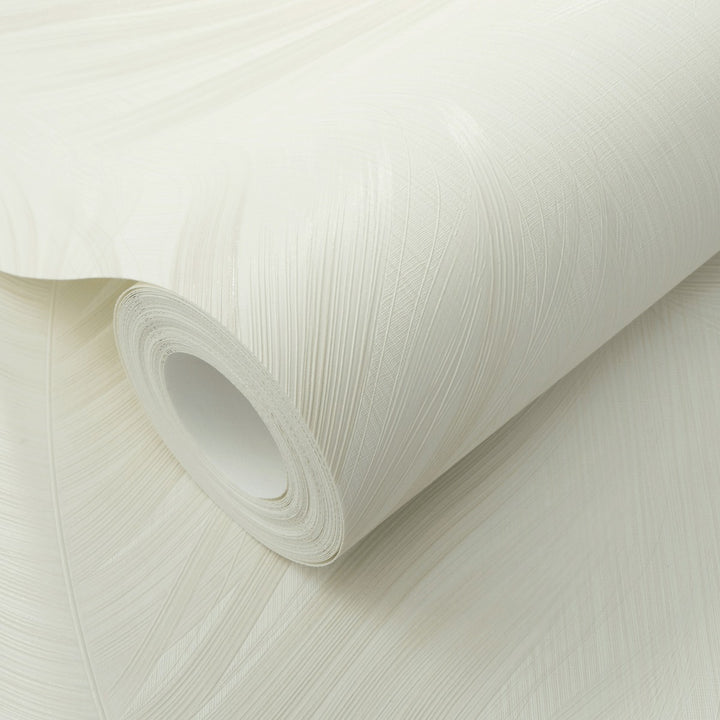 Wallpaper with large leaves, ERISMANN, cream - 4005722