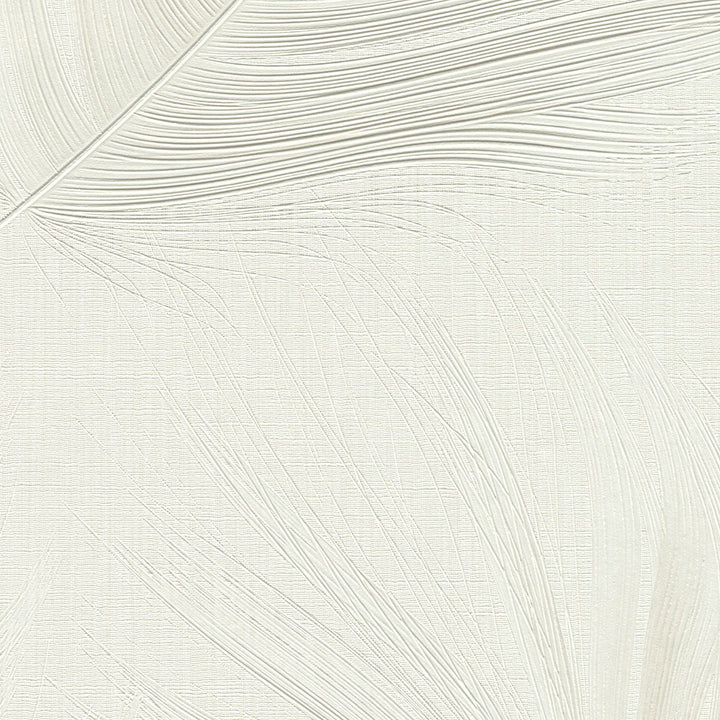 Wallpaper with large leaves, ERISMANN, cream - 4005722