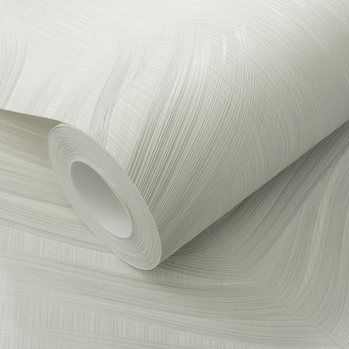 Wallpaper with large leaves, ERISMANN, light grey - 4005757