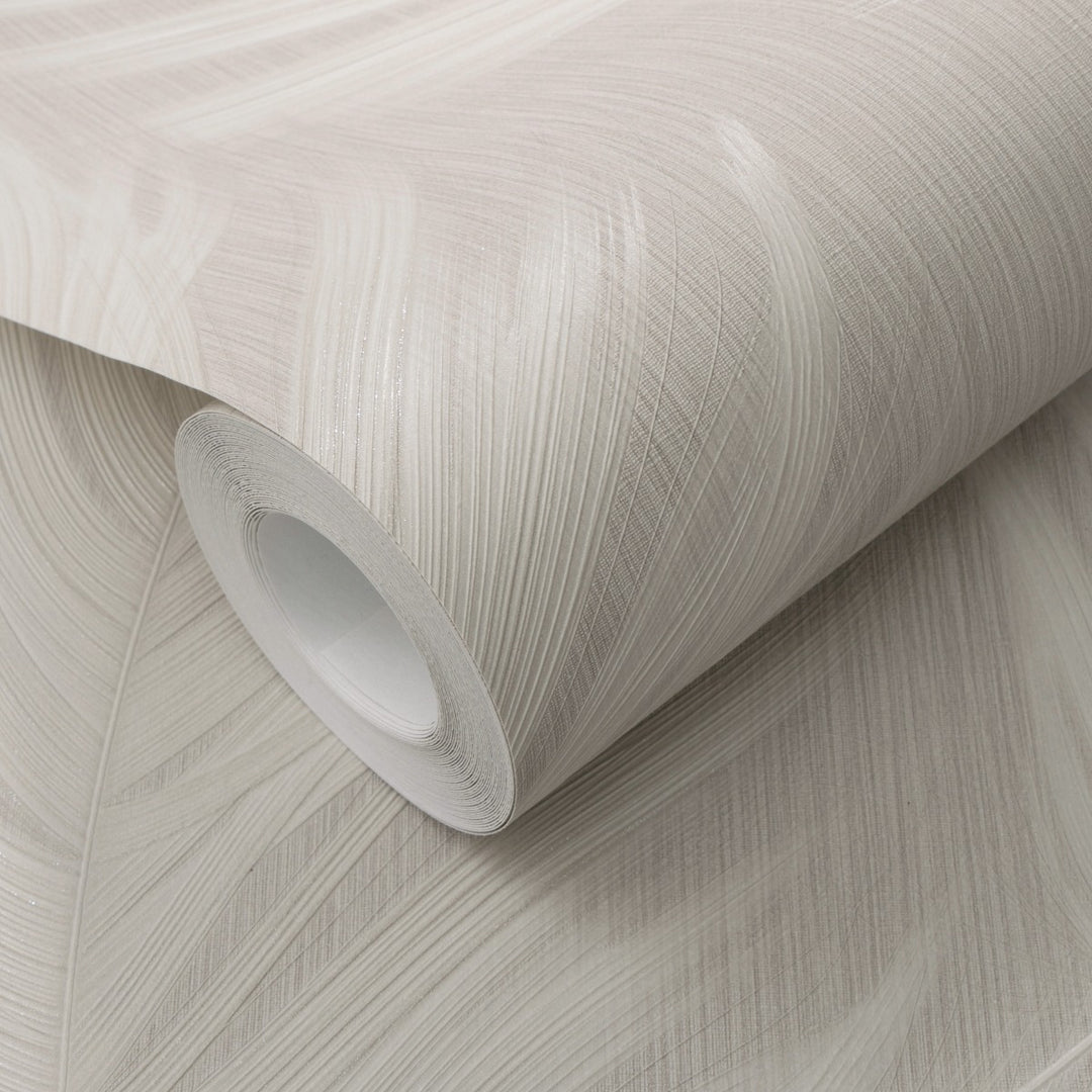 Обои с крупными листьями, ERISMANN, тауп - 4005765