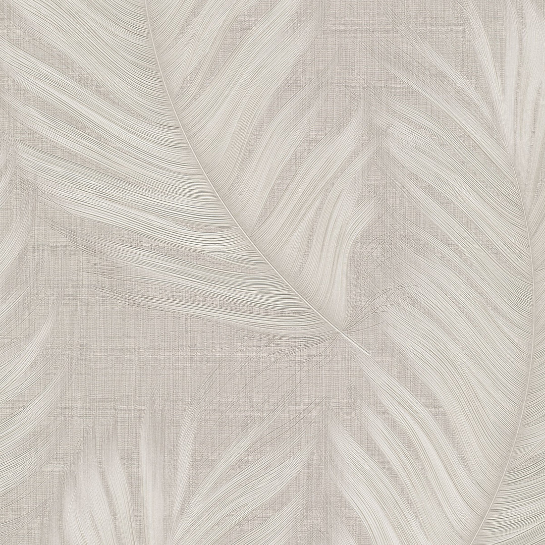 Обои с крупными листьями, ERISMANN, тауп - 4005765