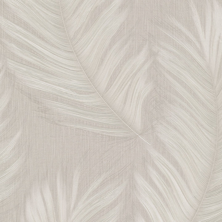 Обои с крупными листьями, ERISMANN, тауп - 4005765