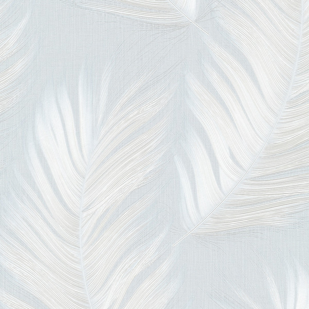 Tapetes ar lielām lapām, ERISMANN, gaiši zilā un baltā krāsā  - 4005773