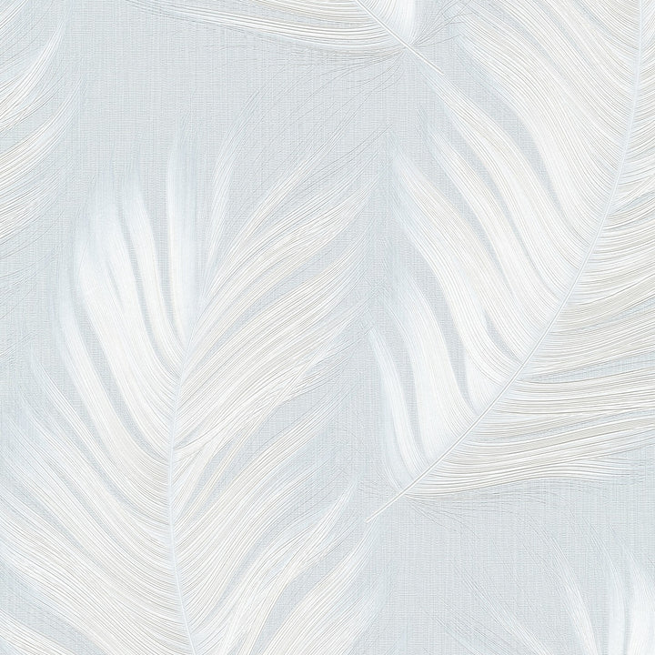 Tapetes ar lielām lapām, ERISMANN, gaiši zilā un baltā krāsā  - 4005773