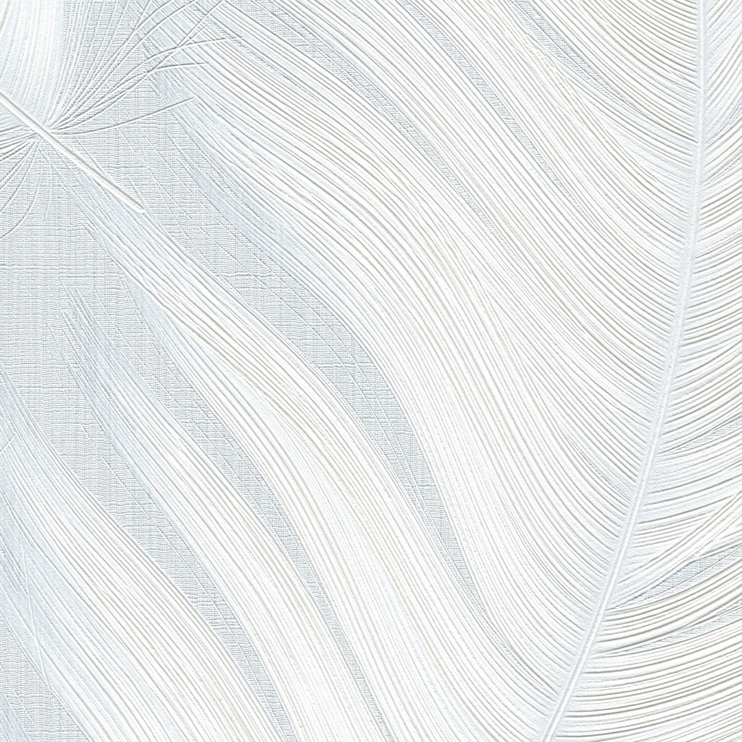 Tapetes ar lielām lapām, ERISMANN, gaiši zilā un baltā krāsā  - 4005773