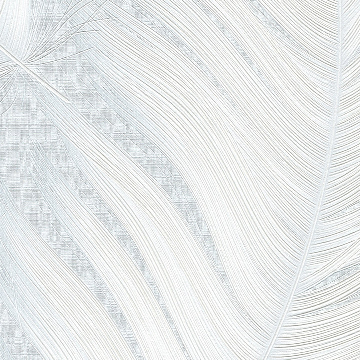 Tapetes ar lielām lapām, ERISMANN, gaiši zilā un baltā krāsā  - 4005773