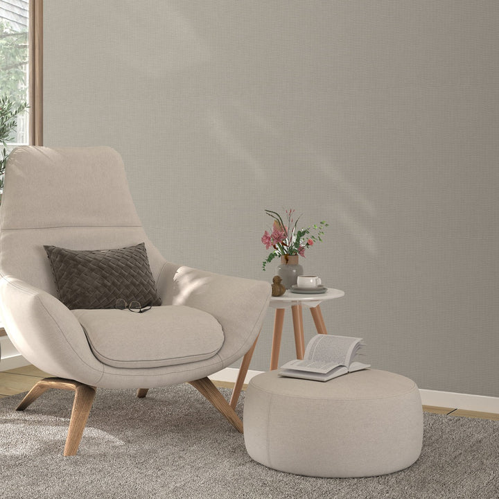 Однотонные обои ERISMANN с элегантным глянцем в светло-коричневых тонах - 4012362