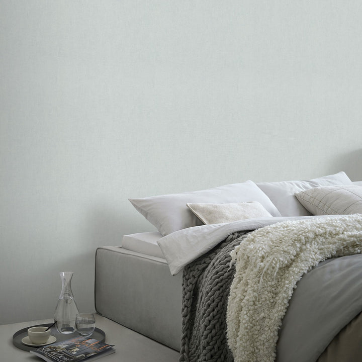 Vienkrāsainas tapetes ERISMANN ar elegantu spīdumu gaiši zilā krāsā - 4012367