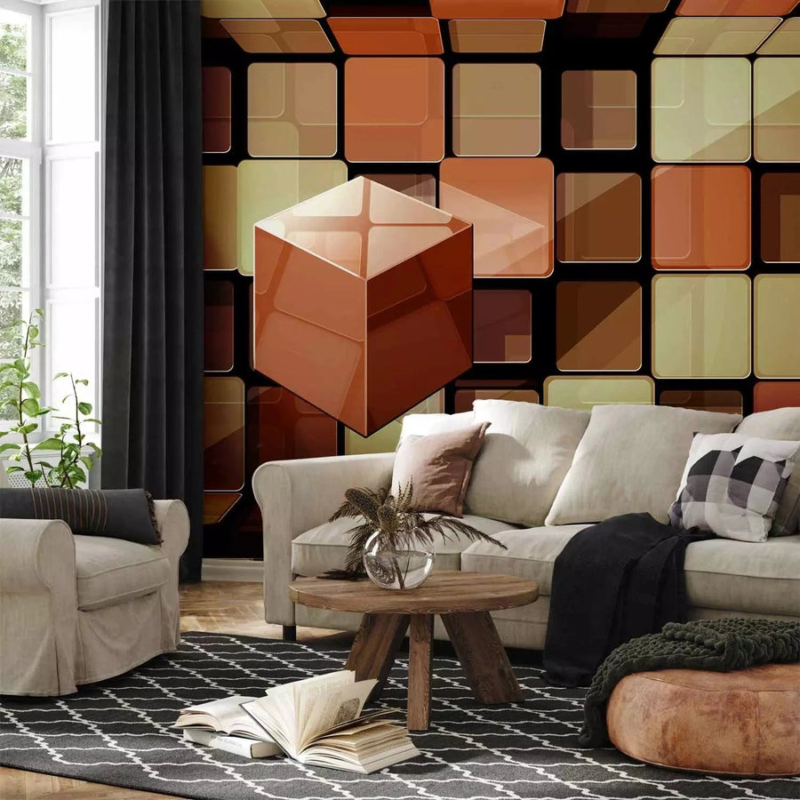 3D fototapetes ar perspektīvu - Futūristiska abstrakcija, 97015 Tapetenshop.lv