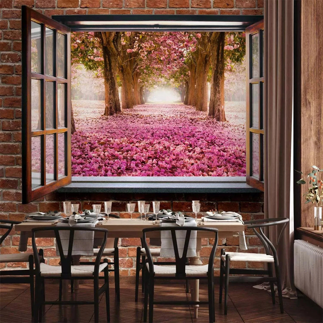 3D fototapetes ar perspektīvu - Skats uz parku, 97034 Tapetenshop.lv